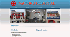 Desktop Screenshot of mathruhospital.com